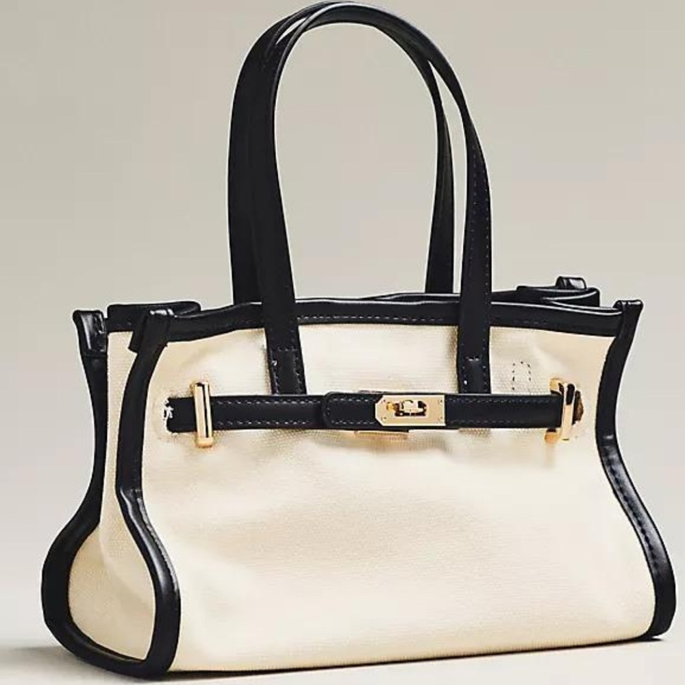 Anthropologie Black and Cream Crossbody Bag NWT - Picture 4 of 11